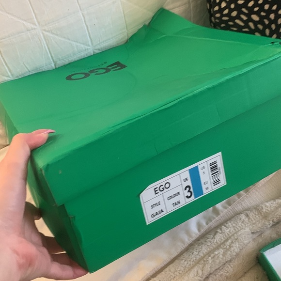 NWT EGO Gaia western style boots in brown croc - Picture 4 of 6